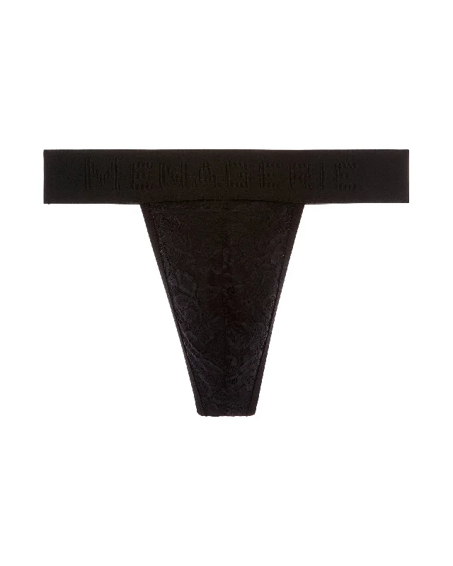 Band Thong in Black by MENAGERIÉ