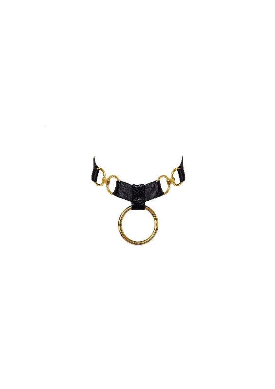 Bordelle Retta Ring Collar | BLACK