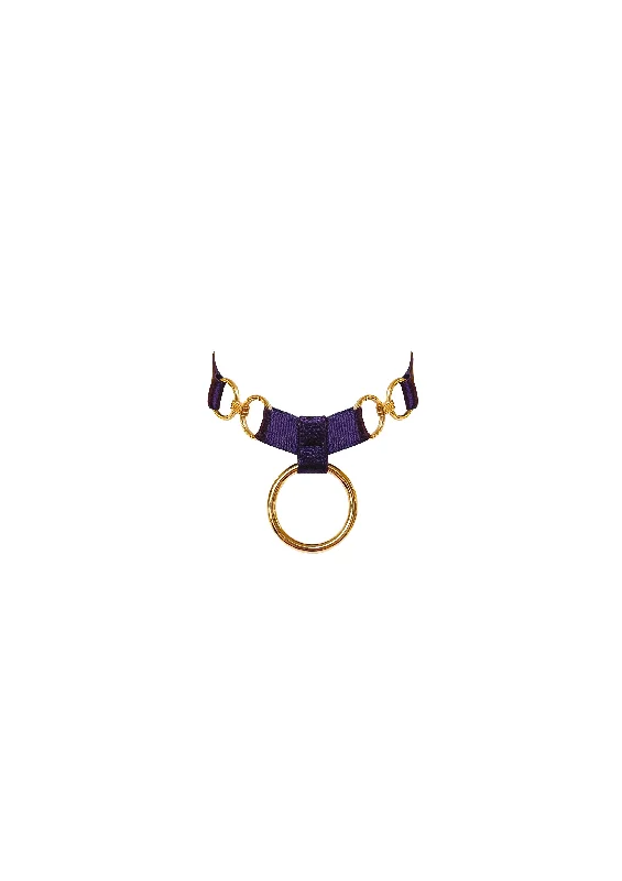 Bordelle Retta Ring Collar | DEEP PURPLE