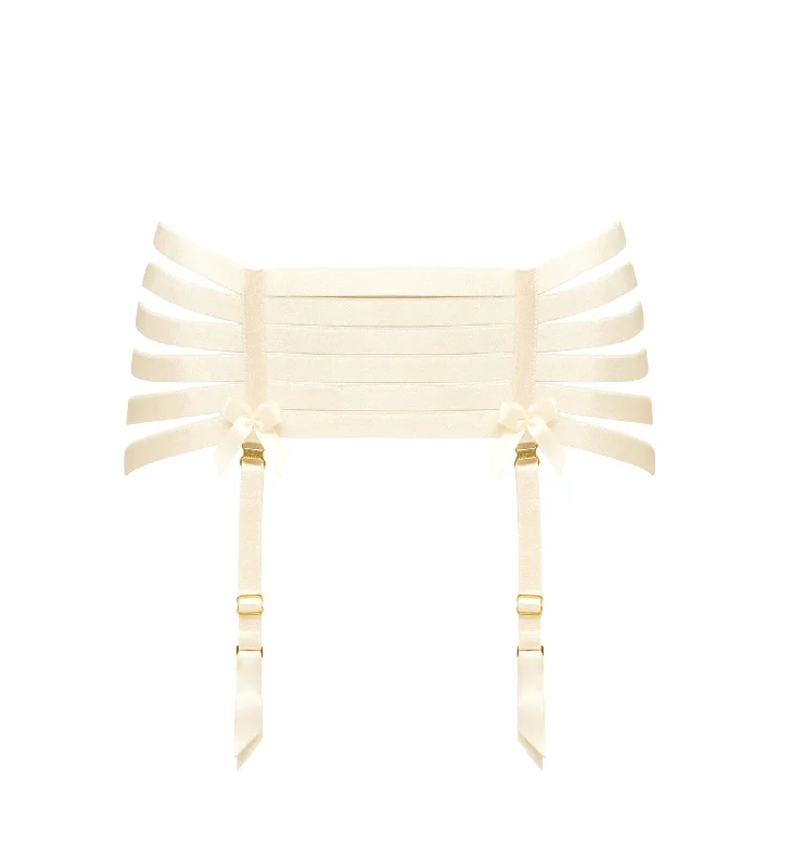 Bordelle Webbed Suspender | CREAM