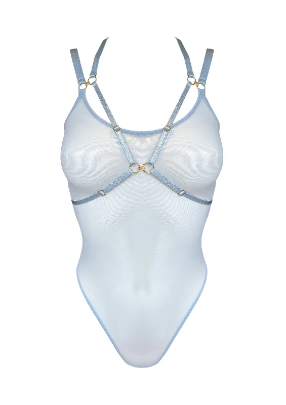 Bordelle Vero Harness Body | DUSTY BLUE