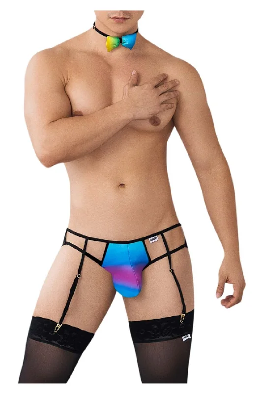 CandyMan 99630 Garter Jockstrap Color Rainbow