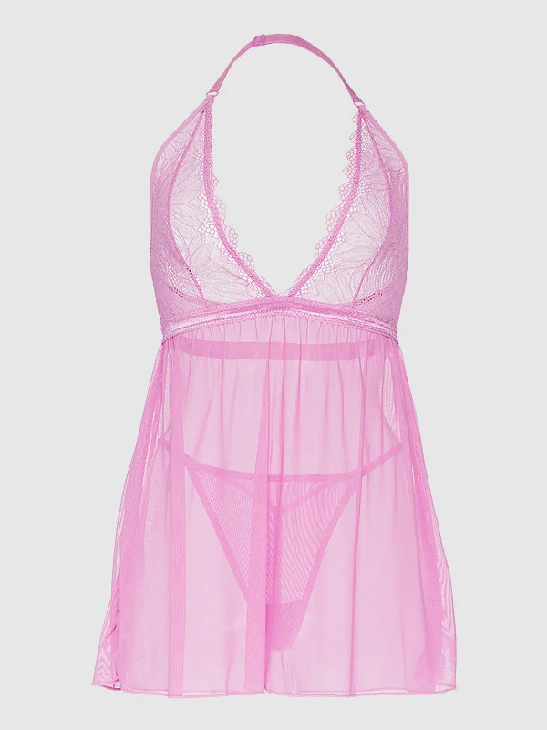 Saffron Floral Lace Babydoll