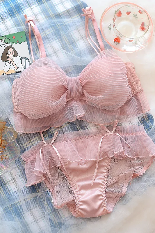 Lace bow set PL52118