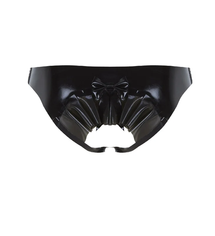 Lascivious Kitty Latex Ouvert Knicker