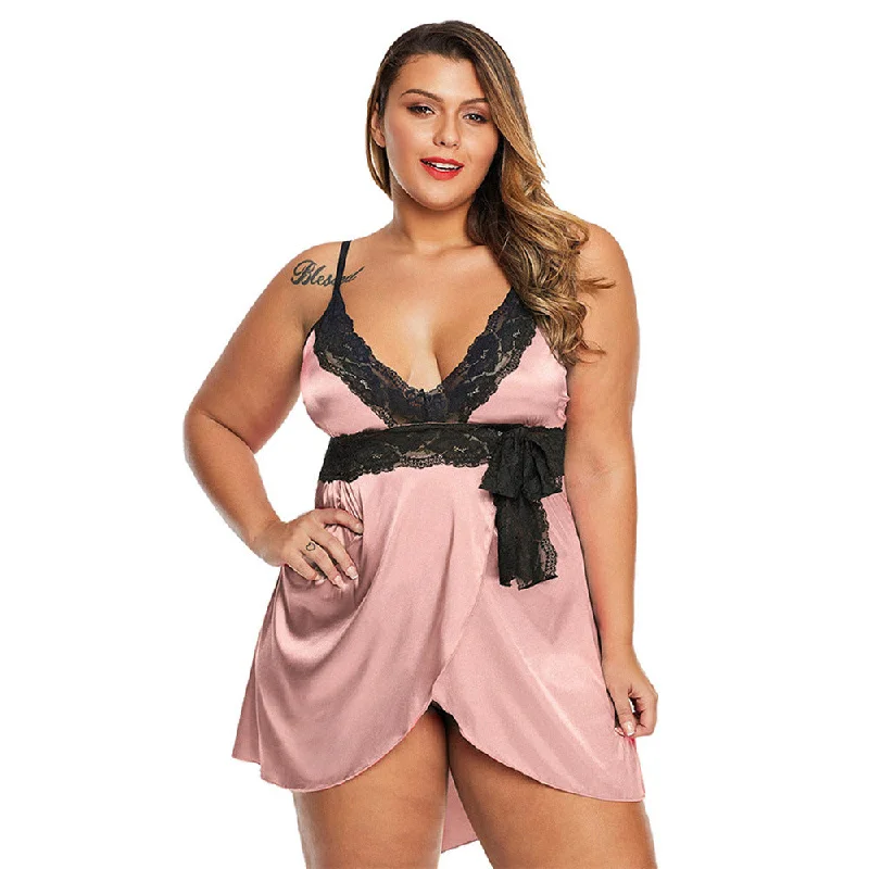 Plus Size Lingerie Night Gown