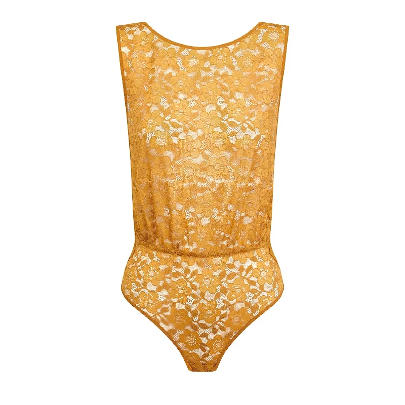 Simone Perele Marguerite Body | PRETTY GOLD | $87.50