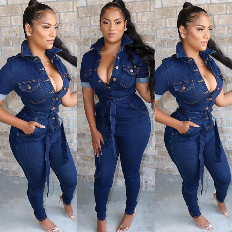 Denim Jean Jumpsuit