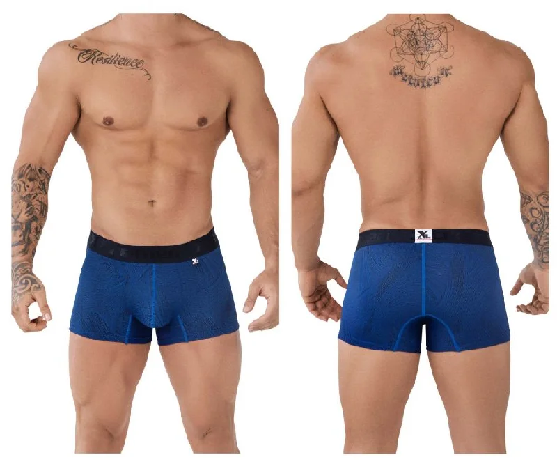 Xtremen 51477C Microfiber Jacquard Trunks Color Blue