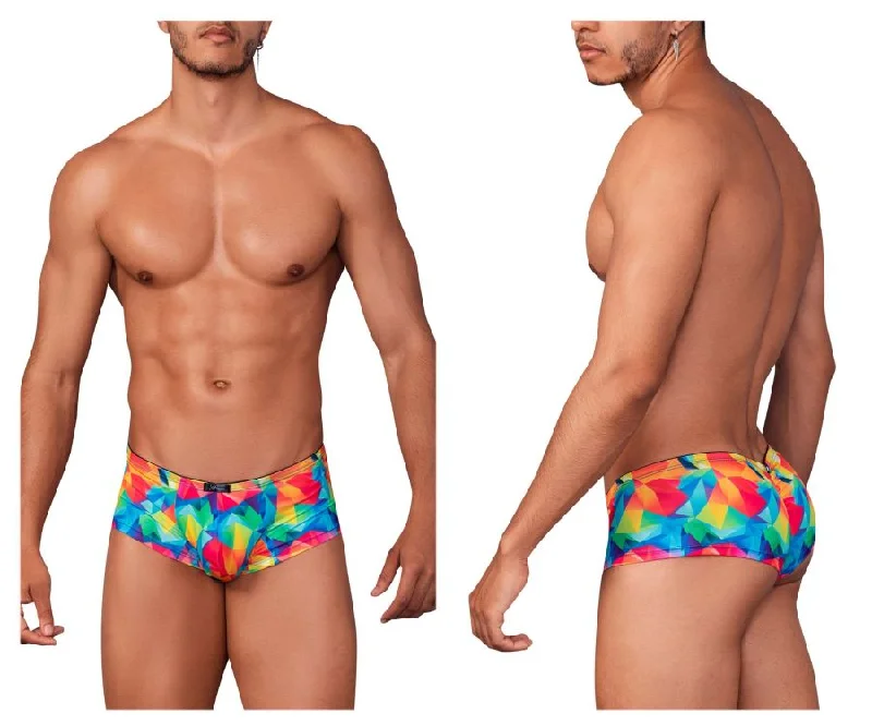 Xtremen 91147 Printed Microfiber Trunks Color Rainbow Prism