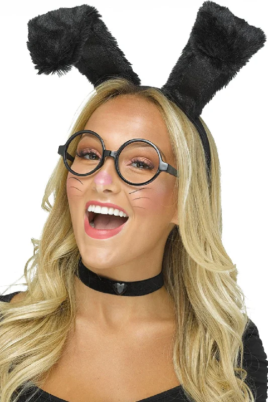 Black Bunny Selfie Filter Accessory