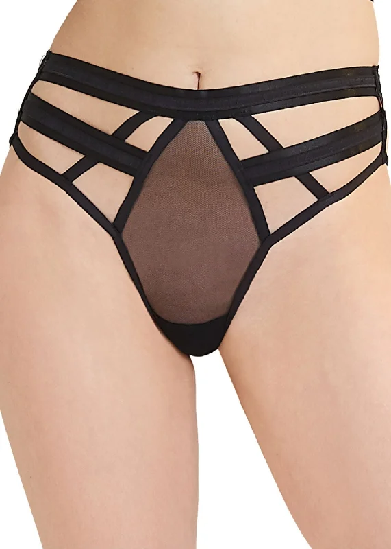 Zuri High-Waist Open-Back Brief