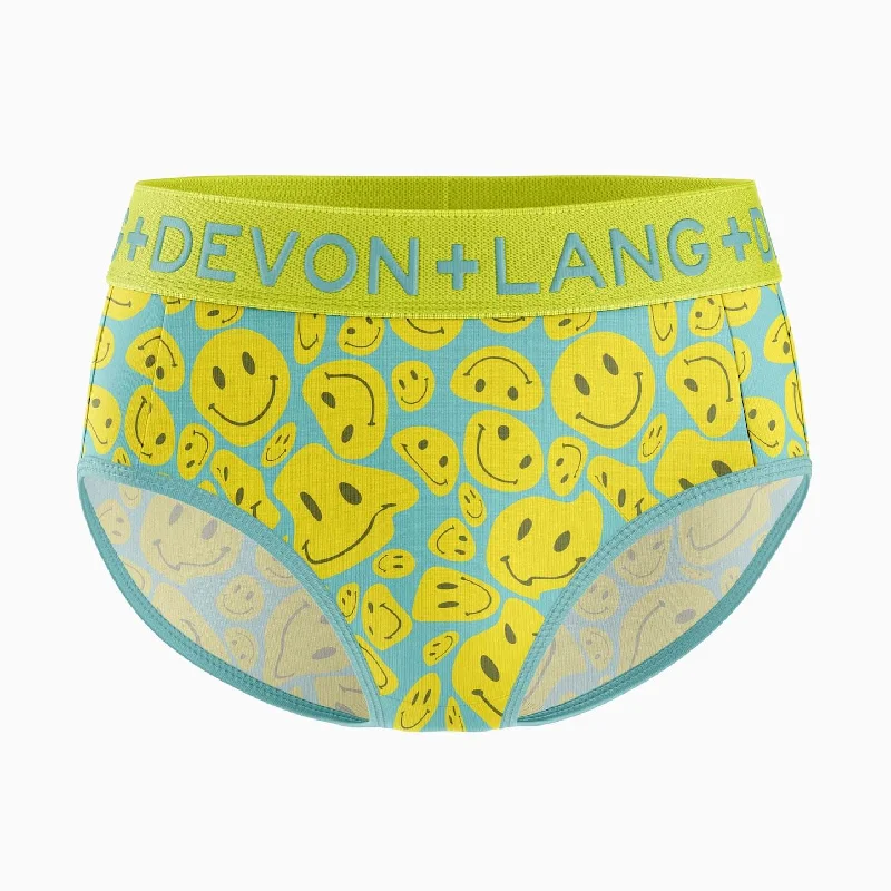 Bria 2.0 Bikini Brief - Melting Smilies - WKNDRS