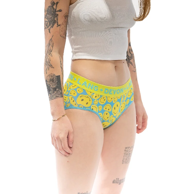 Bria 2.0 Bikini Brief - Melting Smilies - WKNDRS