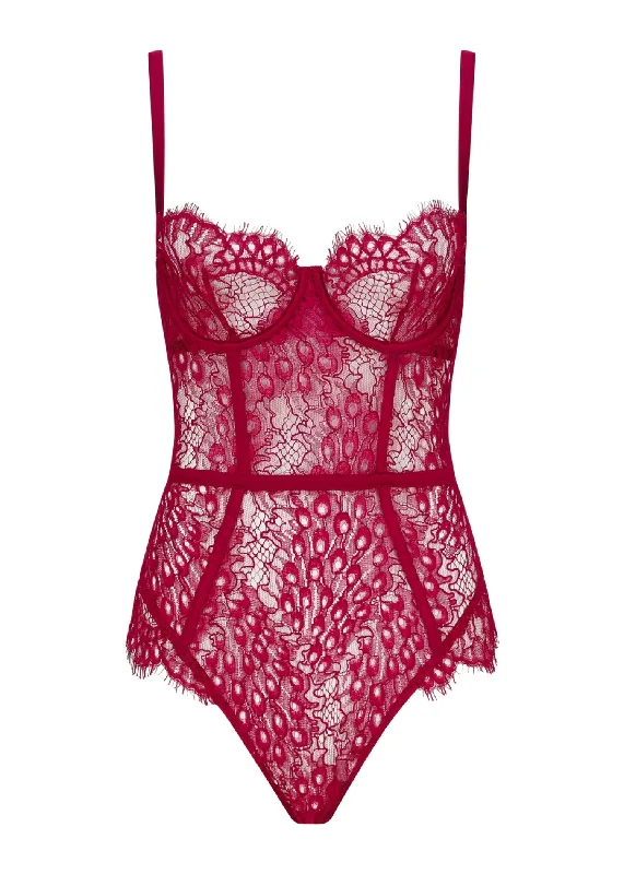 Astrantia Bodysuit (Crimson)