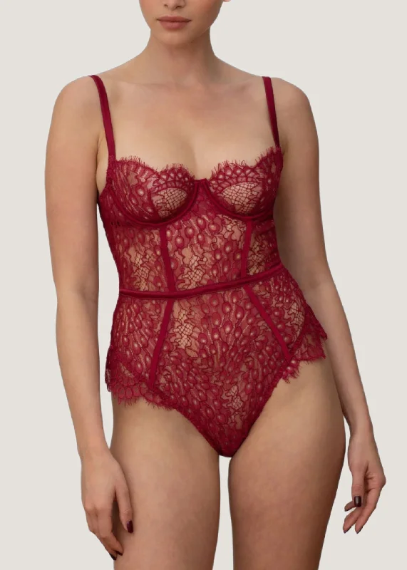 Astrantia Bodysuit (Crimson)