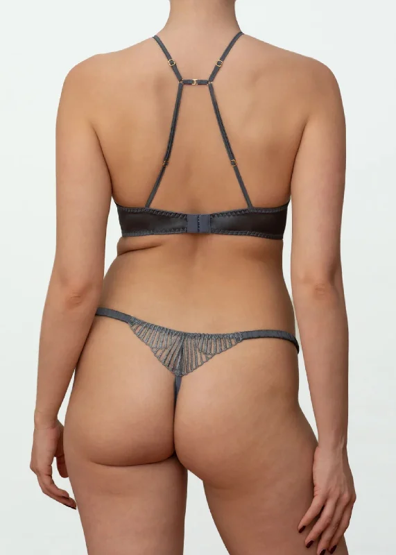 Athena Open Thong (Silver)