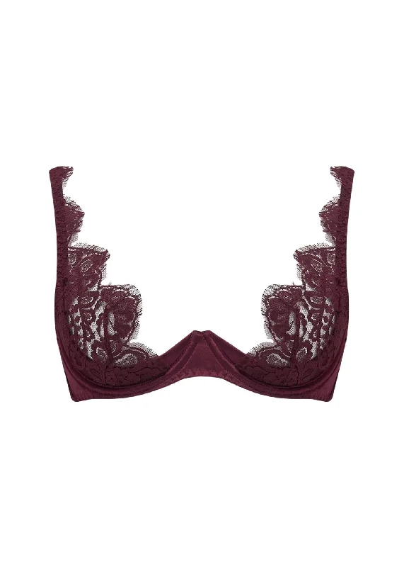 Camellia High Apex Plunge Bra (Sienna)