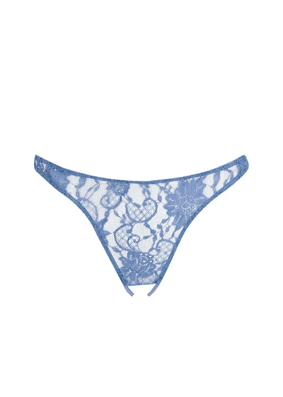 Hera Open Knicker (Steel Blue)