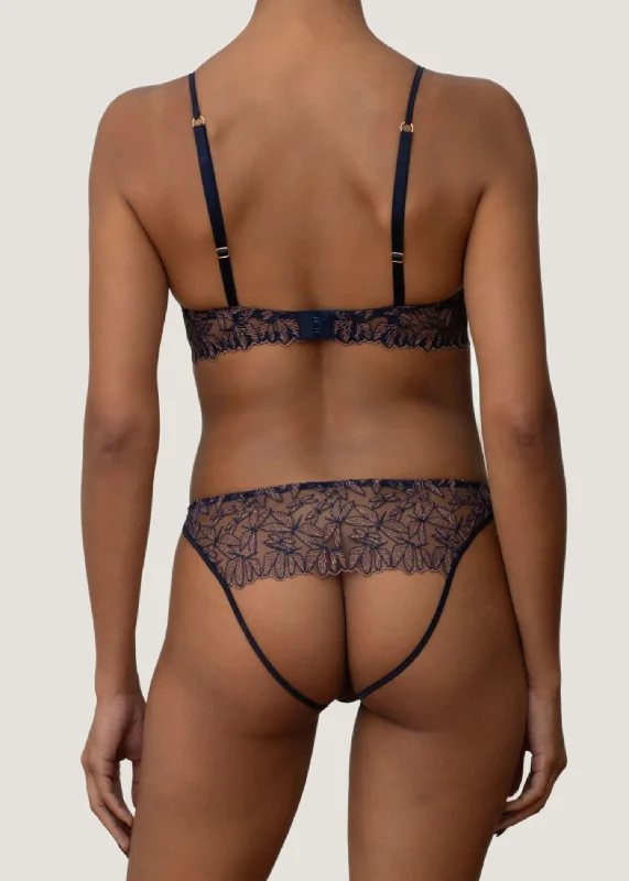 Odonata Open Knicker (Midnight Blue)