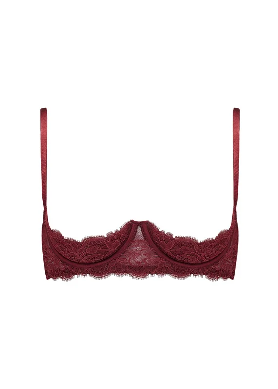 Seraphine Quarter Cup Bra (Mahogany)