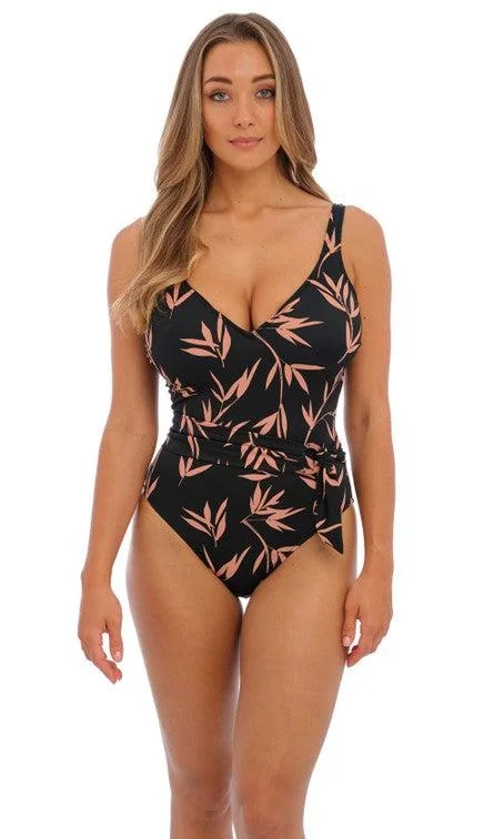 Fantasie Luna Bay Black Plunge Swimsuit