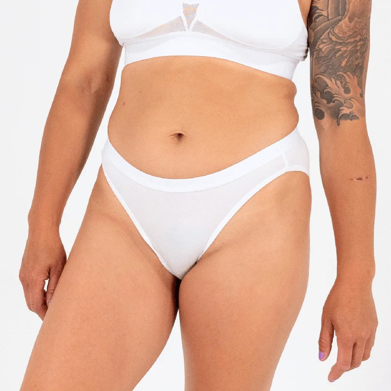 Katrina French Bikini - Glacier White