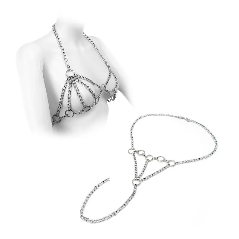 Kiotos Steel - BH-top Van Metalen Kettingen Met Ketting-slip