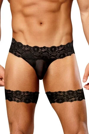 Lace Micro Garter Short