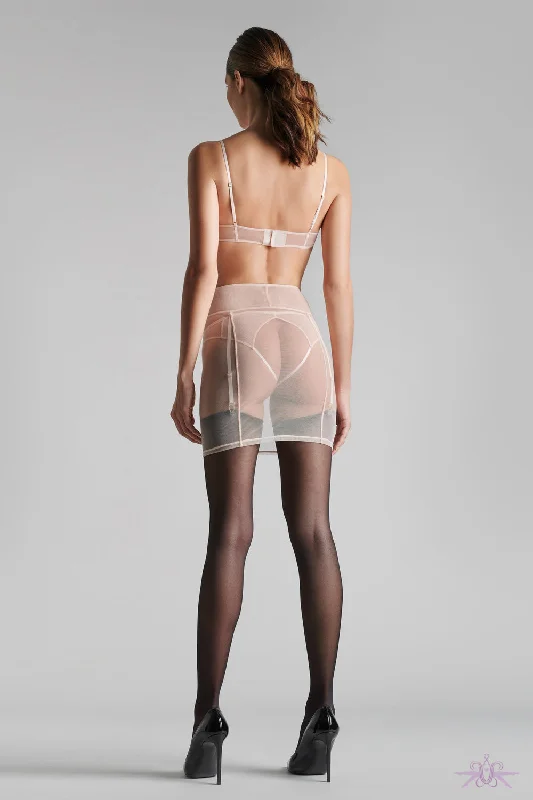 Maison Close L'Amoureuse Peony Rose Suspender Skirt