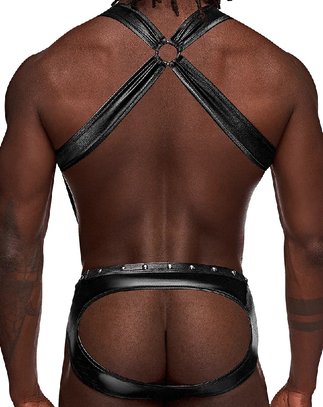 Male Power Pak-154 Fetish Uranus Jockstrap Black