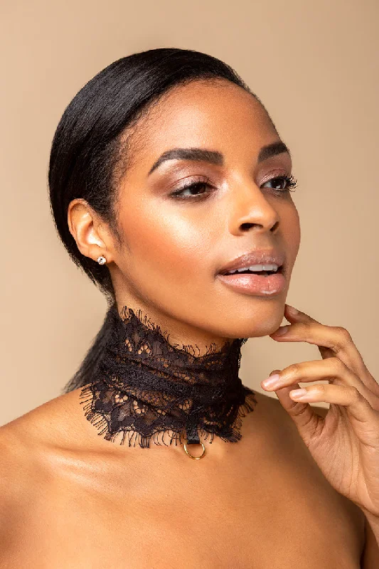 Malia Black Lace Choker