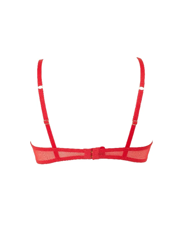 Marseille Wired Bra Red