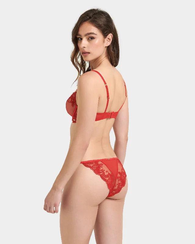 Marseille Wired Bra Red