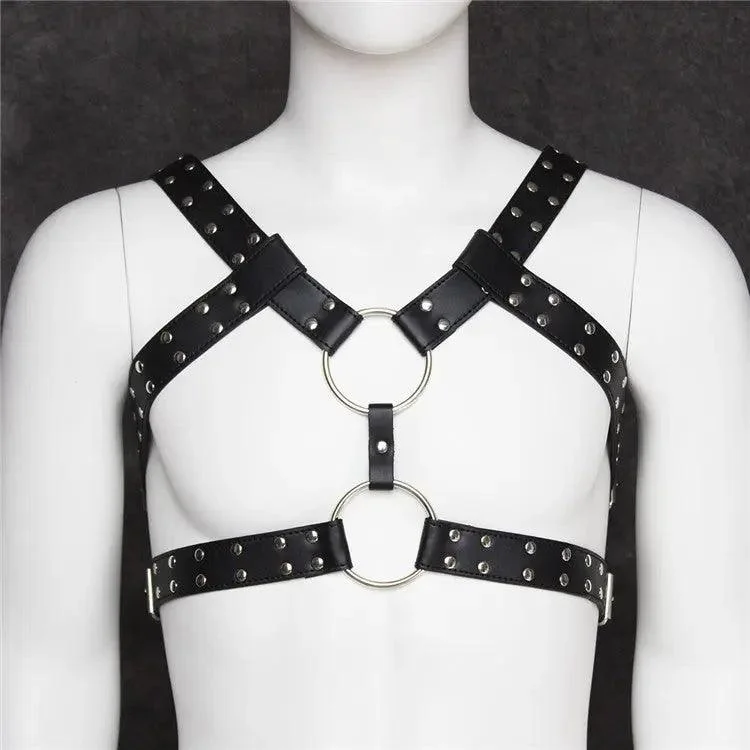 Men's Underwear Sexy Male Black Harness