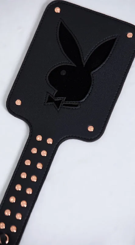 Playboy Dolly Black Studded Paddle