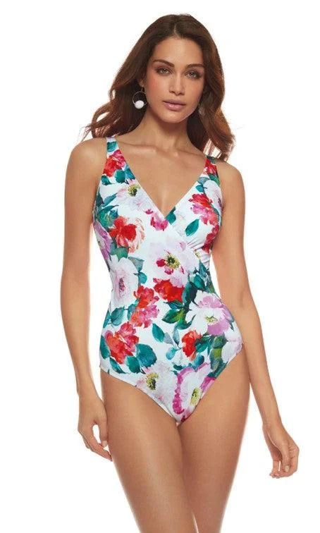 Roidal Roma Pink Cross Over Swimsuit