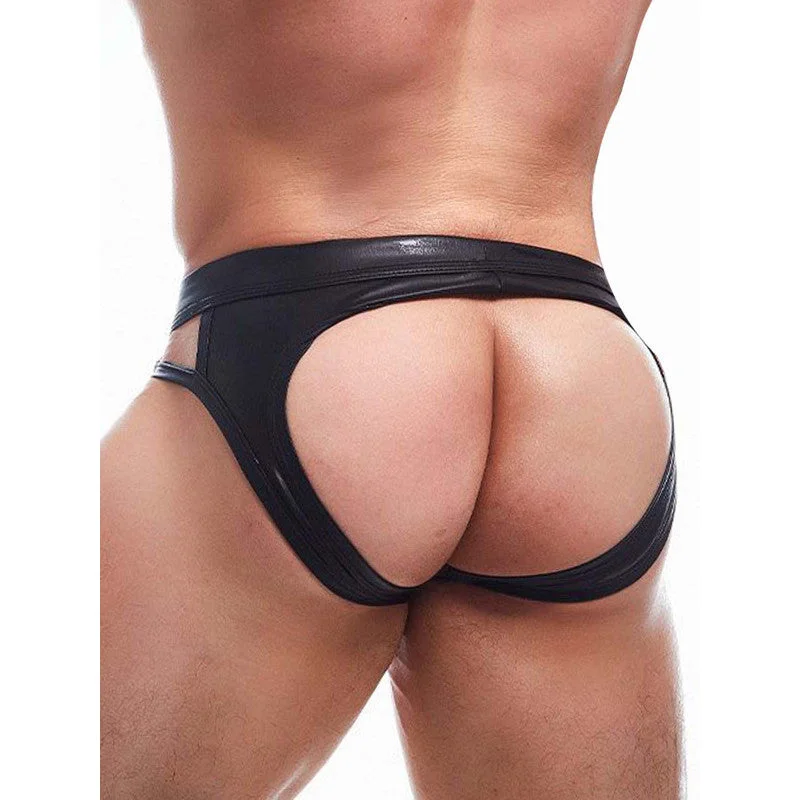 CUT4MEN BL4CK DUNGEON JOCKSTRAP UNDERWEAR BLACK