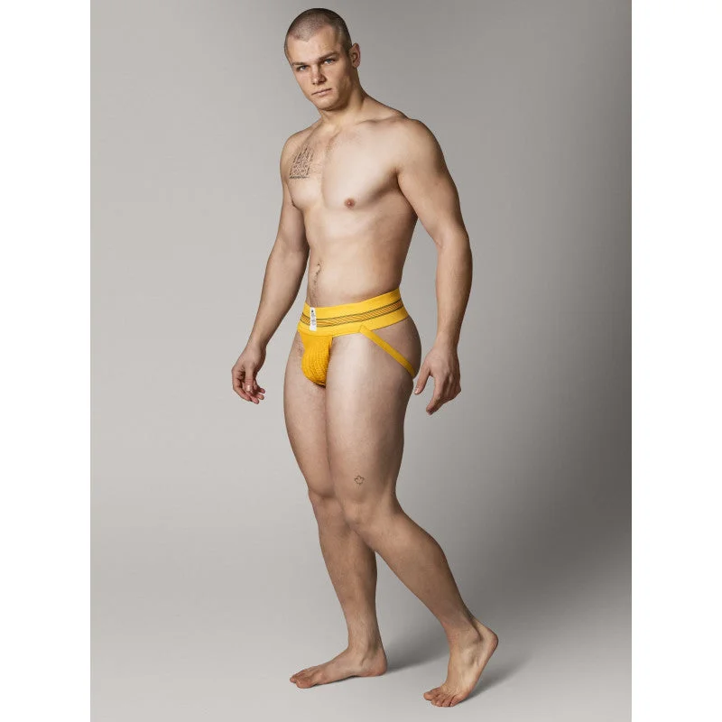 MM THE ORIGINAL NO. 10 JOCKSTRAP UNDERWEAR GOLD 3 INCH