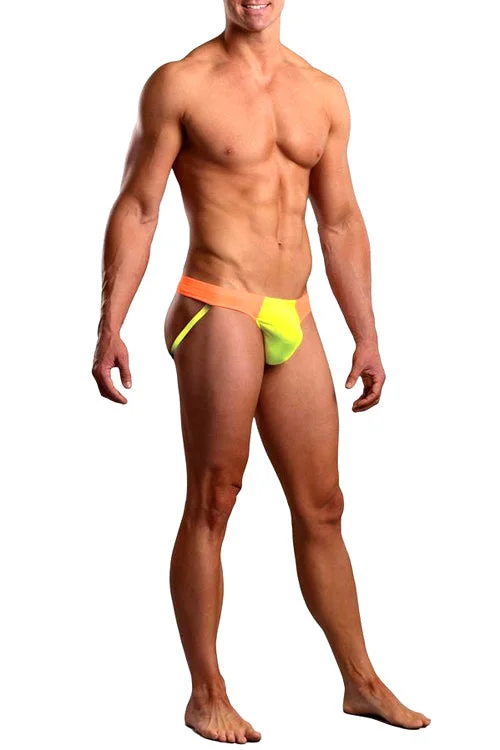 Neon Ray Jockstrap - Yellow/Orange - Closeout