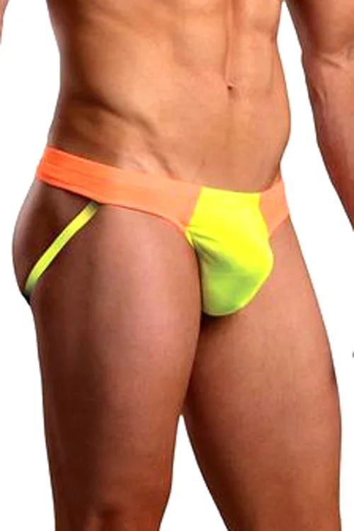 Neon Ray Jockstrap - Yellow/Orange - Closeout