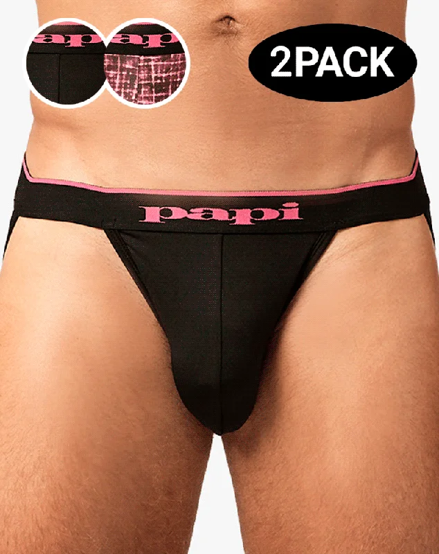 Papi Umpa049 Microflex Jockstrap Berry-texture