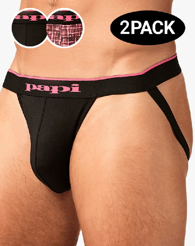 Papi Umpa049 Microflex Jockstrap Berry-texture