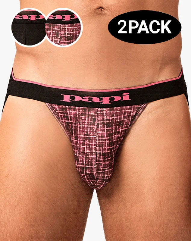 Papi Umpa049 Microflex Jockstrap Berry-texture