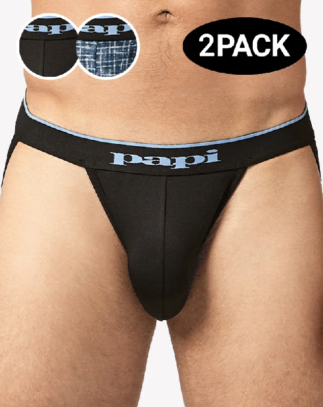 Papi Umpa049 Microflex Jockstrap Blue-texture