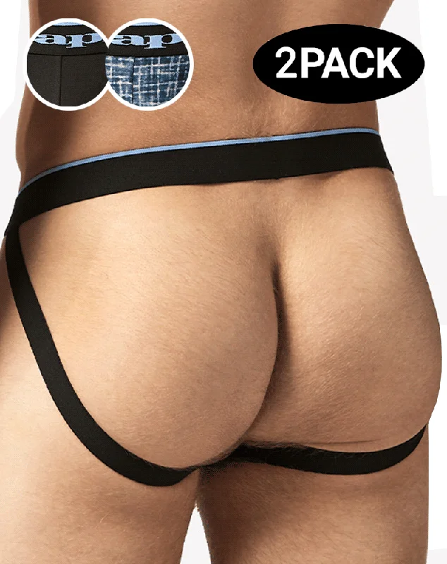 Papi Umpa049 Microflex Jockstrap Blue-texture