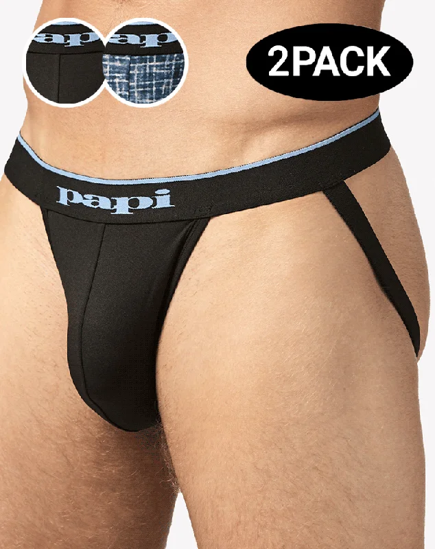 Papi Umpa049 Microflex Jockstrap Blue-texture