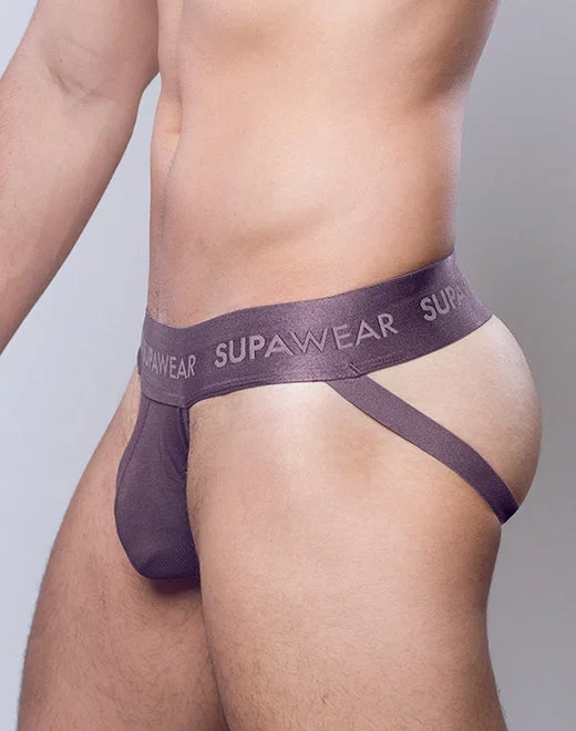 SUPAWEAR RIBBED JOCKSTRAP UNDERWEAR PEPPERCORN