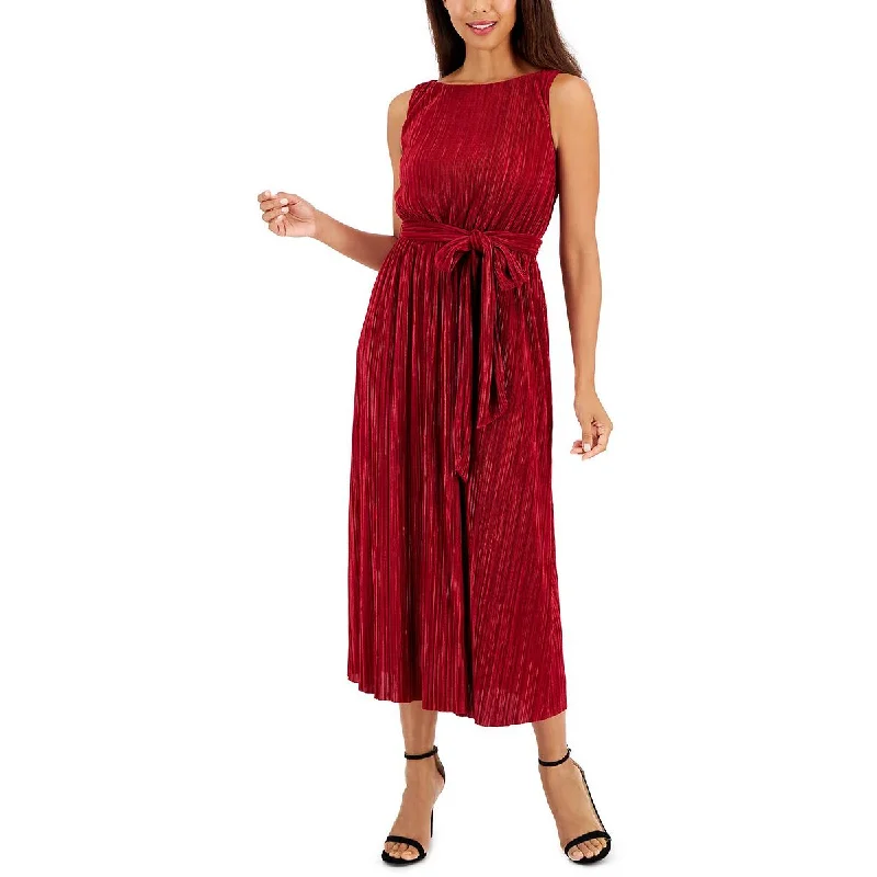 Anne Klein Womens Shutter Pleat Midi Cocktail And Party Dress Tunics stripes playful Anne Klein Womens Shutter Pleat Midi Cocktail And Party Dress Tunics stripes playful