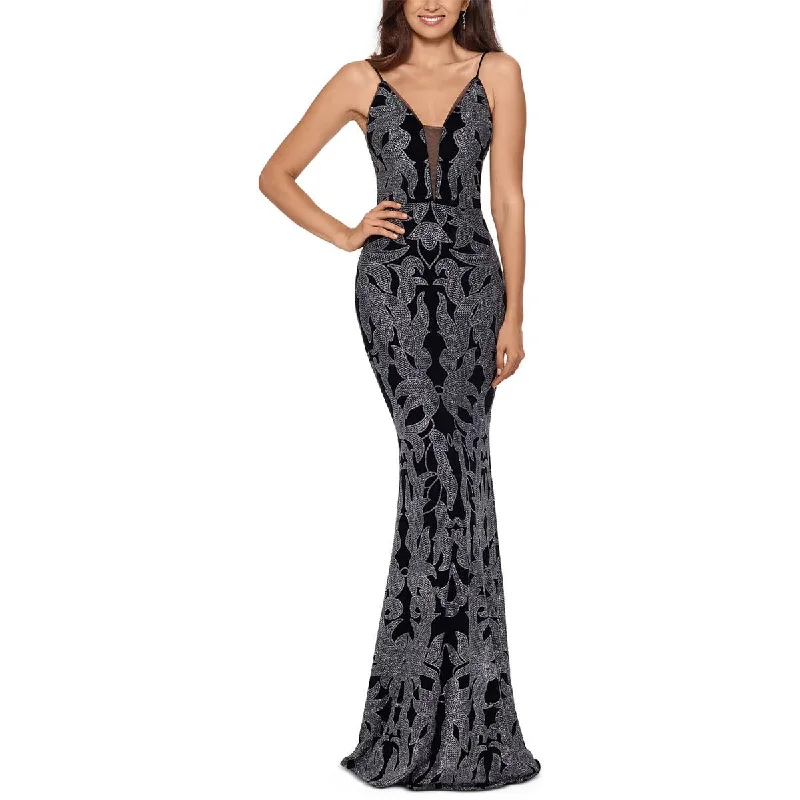 B&A by Betsy and Adam Womens  Evening Dress